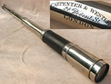 Carpenter & Westley 19th century marine telescope